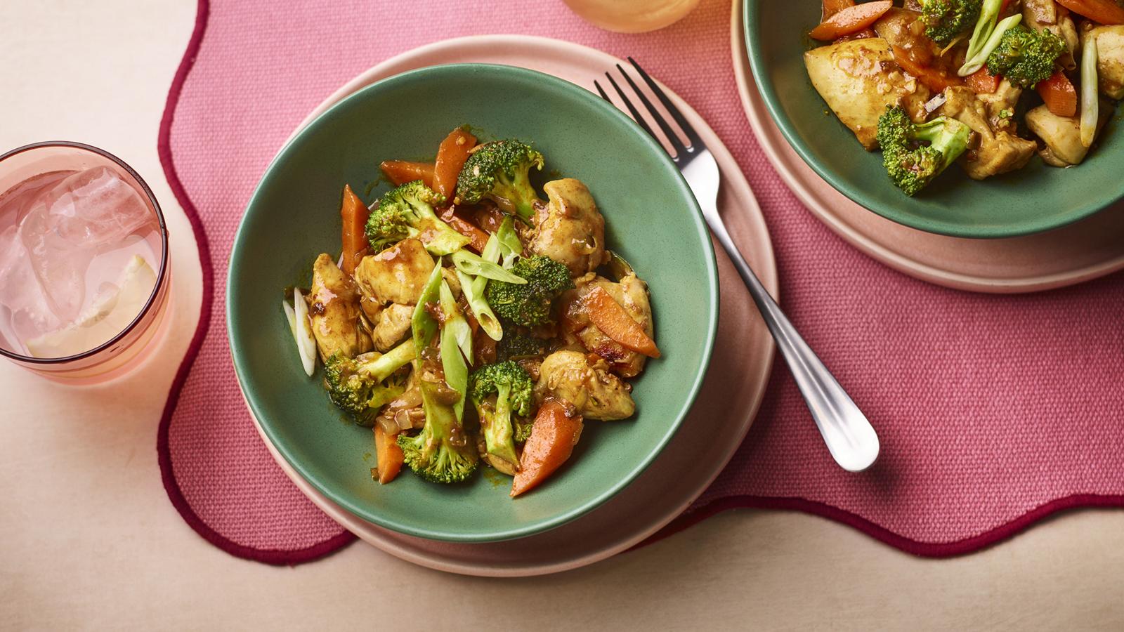 Chinese chicken curry stir-fry Free Recipe 10042025
