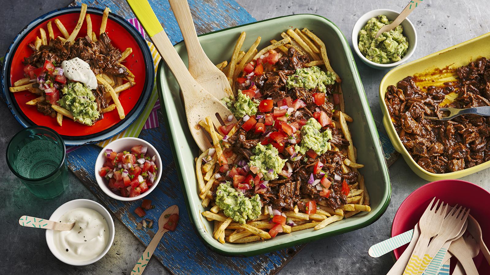 Killa nacho fries Pulled beef nacho fries