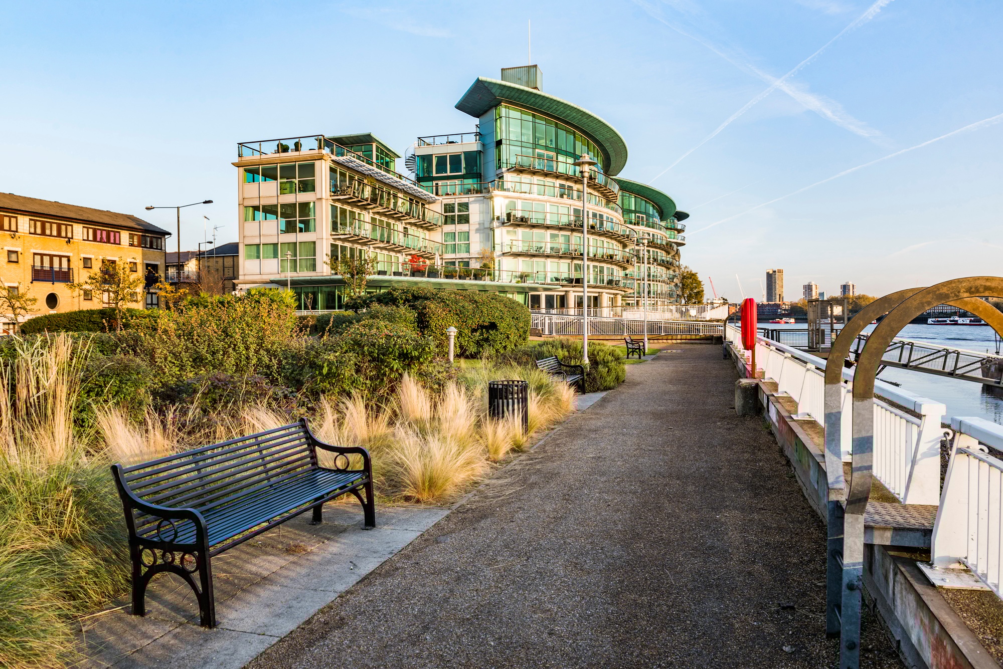 Hermitage Riverside Memorial Garden in Wapping, Tower Hamlets, London, England
